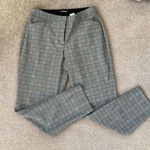 Express plaid work pants